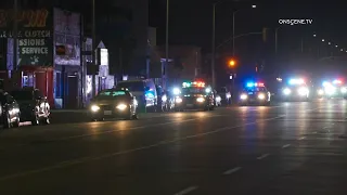 Stolen BMW Pursued By LAPD Officers | Los Angeles