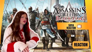 Girl's reaction | Assassin's Creed IV Black Flag   World Premiere Trailer