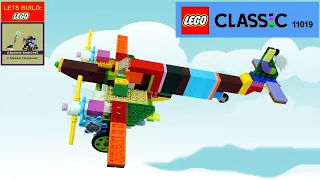 Lego 11019 Plane ✈ MOC 👍 How to Build Airplane from Lego Classic 💰👍 Save Money & Space with Lego