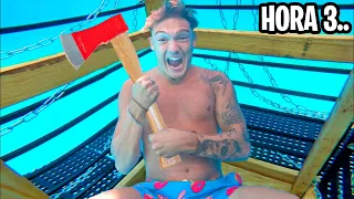 ESCAPANDO DE CAJA INDESTRUCTIBLE EN LA PISCINA!