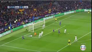 Barcelona vs Chelsea 3-0 Messi Goal 14/03/2018