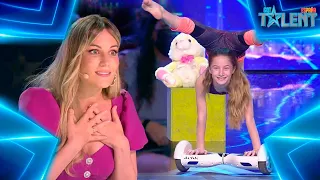 The FLEXIBLE GIRL and her unexpected GIFT to Edurne | Auditions 2 | Spain's Got Talent 7 (2021)