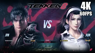 Tekken 8 Jin vs Jun #tekken8 #gaming #games #tekken