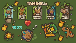 Taming.io | How to tame Masks | Unlocking 150 Easily Guide |