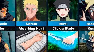Personal Weapons of Boruto Characters