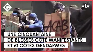 Sainte-Soline : vers une nouvelle ZAD ? - Le 5/5 - C à Vous - 31/10/2022