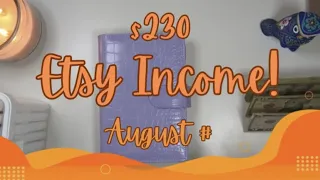 Etsy Income | $230 | 20 Yrs old | Savings Challenges | Low-income Budgeter | Chatty