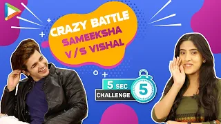 HOLD YOUR LAUGHTER – Any 3 SRK Movies? | HILARIOUS 5 Second Challenge with Sameeksha & Vishal