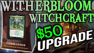 Witherbloom Witchcraft Precon: $50 Budget Upgrade | Precon Power-Up (Golgari Life Gain)