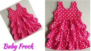 Baby Frock/Layer Baby Frock Cutting and Stitching