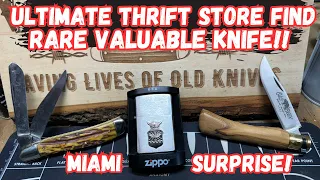 Ultimate Thrift Store Knife Find + Miami Package Unboxing!