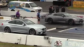 GTR vs BMW M4 - drag race