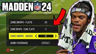 THE BEST COACHING ADJUSTMENTS AND ZONE DROPS FOR MADDEN 24