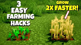 ☀️SPEED UP YOUR FARMING! BEST Farming Tricks for FASTER GROWTH | How to Farm FAST in Minecraft