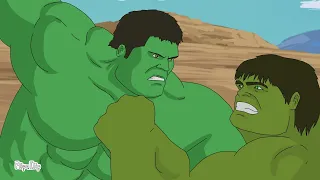 Hulk (2003) vs Incredible Hulk (2008) /Flipaclip animation.