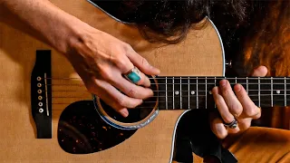 OLD SCHOOL Acoustic Blues - Travis-Picking on a Martin Guitar