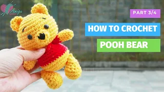 #189 | Amigurumi Pooh Bear Crochet Pattern (3/4) | How To Crochet Amigurumi Animal | AmiguWorld