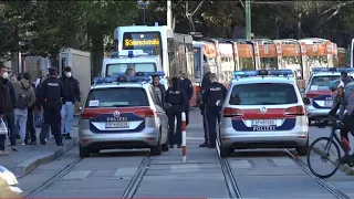 Polizeieinsatz in Wiener U-Bahn Station