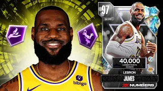 *FREE* GALAXY OPAL LEBRON JAMES GAMEPLAY!! KING JAMES IS AN ELITE DOM REWARD IN NBA 2K24 MyTEAM!!