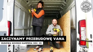 🚐 ZACZYNAMY PRZERABIAĆ BUSA NA KAMPERA 🛠