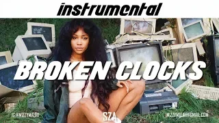 SZA - Broken Clocks (INSTRUMENTAL) *reprod*