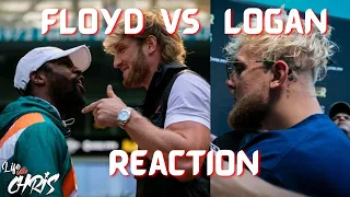 REACTION: FLOYD MAYWEATHER VS LOGAN PAUL!! GET PERSONAL & JAKE PAUL GETS JUMPED!!