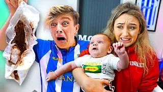 24 HOUR BABYSIT CHALLENGE w/GIRLFRIEND!! **Bad Idea**