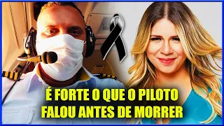 DE ARREPIAR! Ouça o que o Piloto de Marília Mendonça Falou Antes de Morrer durante uma PREGAÇÃO