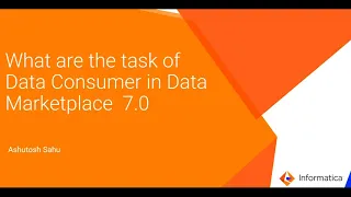 Tasks of a Data Consumer in Data Marketplace