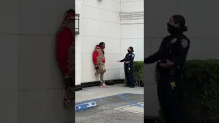 Offset handcuffed while Cardi B waits