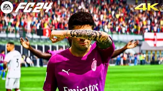 EAFC 24- AC Milan Vs Juventus - Serie A Ft. Pulisic, Rafael Leao Full Match 23/24 | PS5 Gameplay 4K