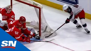 Texier Shows Off Speed With Perfect Wraparound Goal Against Red Wings