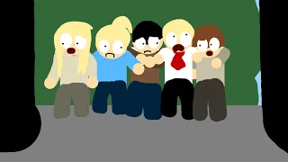 (Short) Shaun of the dead | Acting like zombies scene | Animated