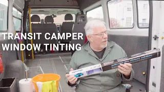 How To Tint Windows | Ford Transit Camper Window Tinting Guide [20% VLT Window Film] | 003