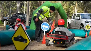 Feria de Seguridad Vial en el Parque Roosevelt por campaña de concientización Mayo Amarillo