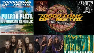 70000 Tons Of Metal 2024 Nile, Angra, Threshold, Leaves' Eyes, Sodom and more!