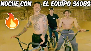 Increíble sesión de BMX en un Skatepark Privado con el Equipo 360bs