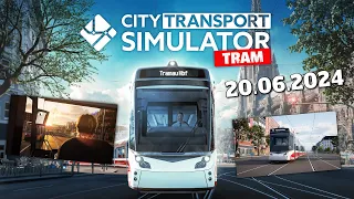 Neuer Tram Simulator angekündigt | City Transport Simulator:TRAM Release am 20.06.2024 |Early Access