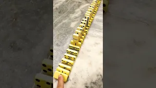 SATISFYING DOMINO EFFECT 🤩#satisfyingvideo #dominos #dominoeffect #slowmo #relaxing   #ASMR #shorts