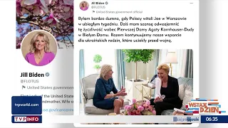 Agata Kornhauser-Duda u Jill Biden. Jakie tematy? 🇵🇱🇺🇸