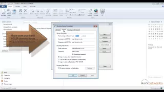 Windows Live Mail Server Settings