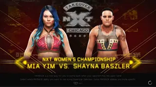 NXT TakeOver Toronto 2 Shayna Baszler vs Mia Yim for the NXT Women's Championship