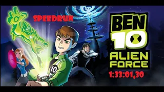 Ben 10 Alien Force The Game any% speedrun (1:33:01.30) (WR) | PSP
