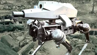 Autonomous robot sniper Q-UGV shown in the USA