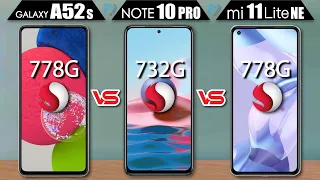 Samsung Galaxy A52s vs Redmi Note 10 PRO vs Mi 11 Lite NE 5G | Full Comparison | Which should Buy?