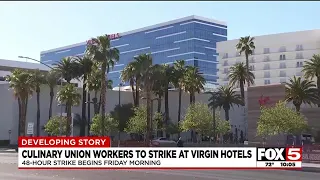 Las Vegas Culinary Union to strike at Virgin Hotels