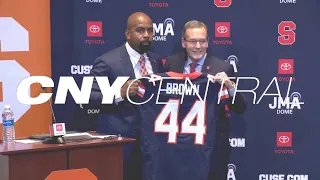 Fran Brown is introduced as Syracuse University's football head coach