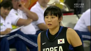 [베이징 올림픽 여자농구]한국vs브라질 하이라이트 | #최윤아 #최윤아농구 #농구최윤아