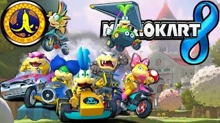 Mario Kart 8: Banana Cup 150cc Koopa Kids & New Character Gameplay Walkthrough PART 6 Wii U HD