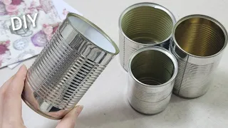 Look What I Did with Tin can in 5 minutes! Superb recycle ideas